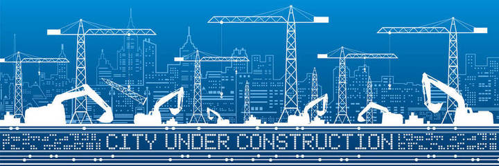 建设交响曲 城市基础设施中的矢量设计艺术